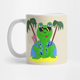 Frog At The Beach Mug